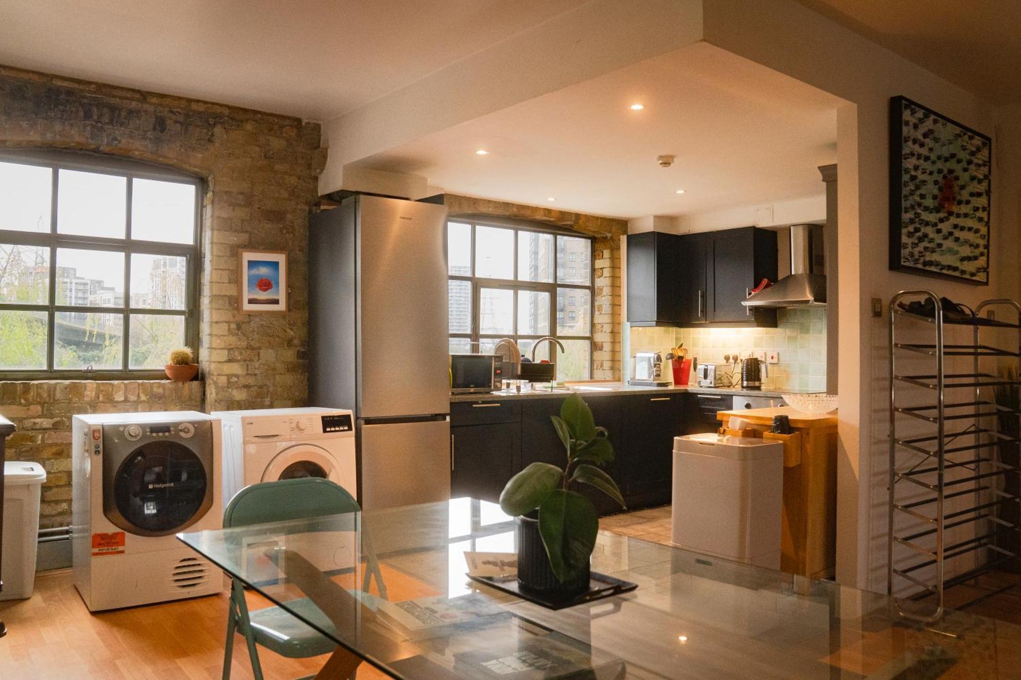 Loft Style Apartment Near O2, Abba Voyage, Excel London Ngoại thất bức ảnh